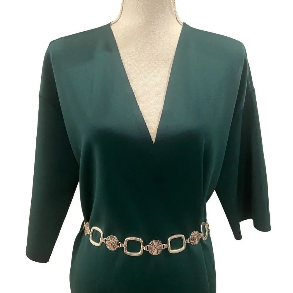 Zara Trafaluc Green Dress